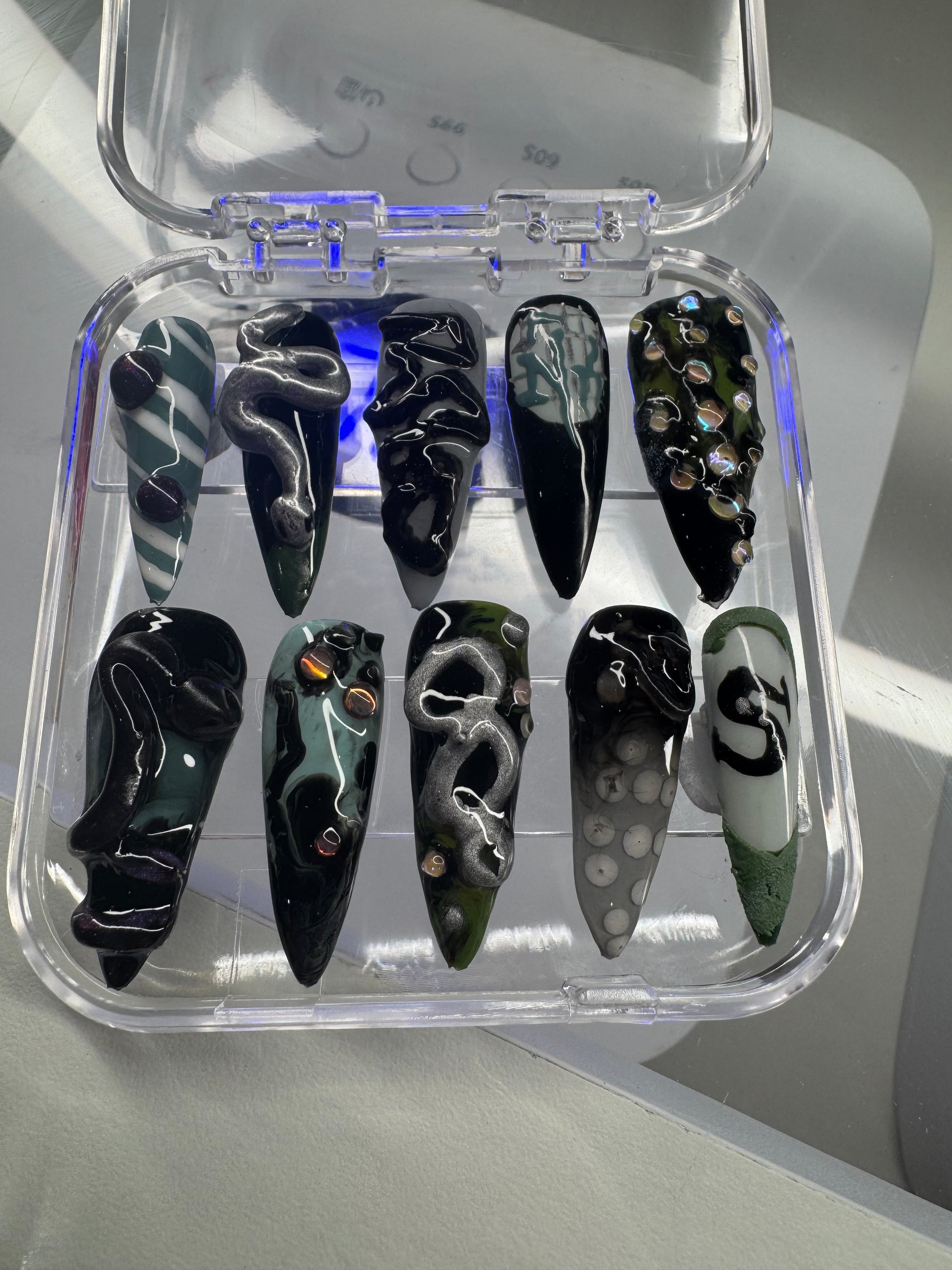 Custom crafted nail art sets