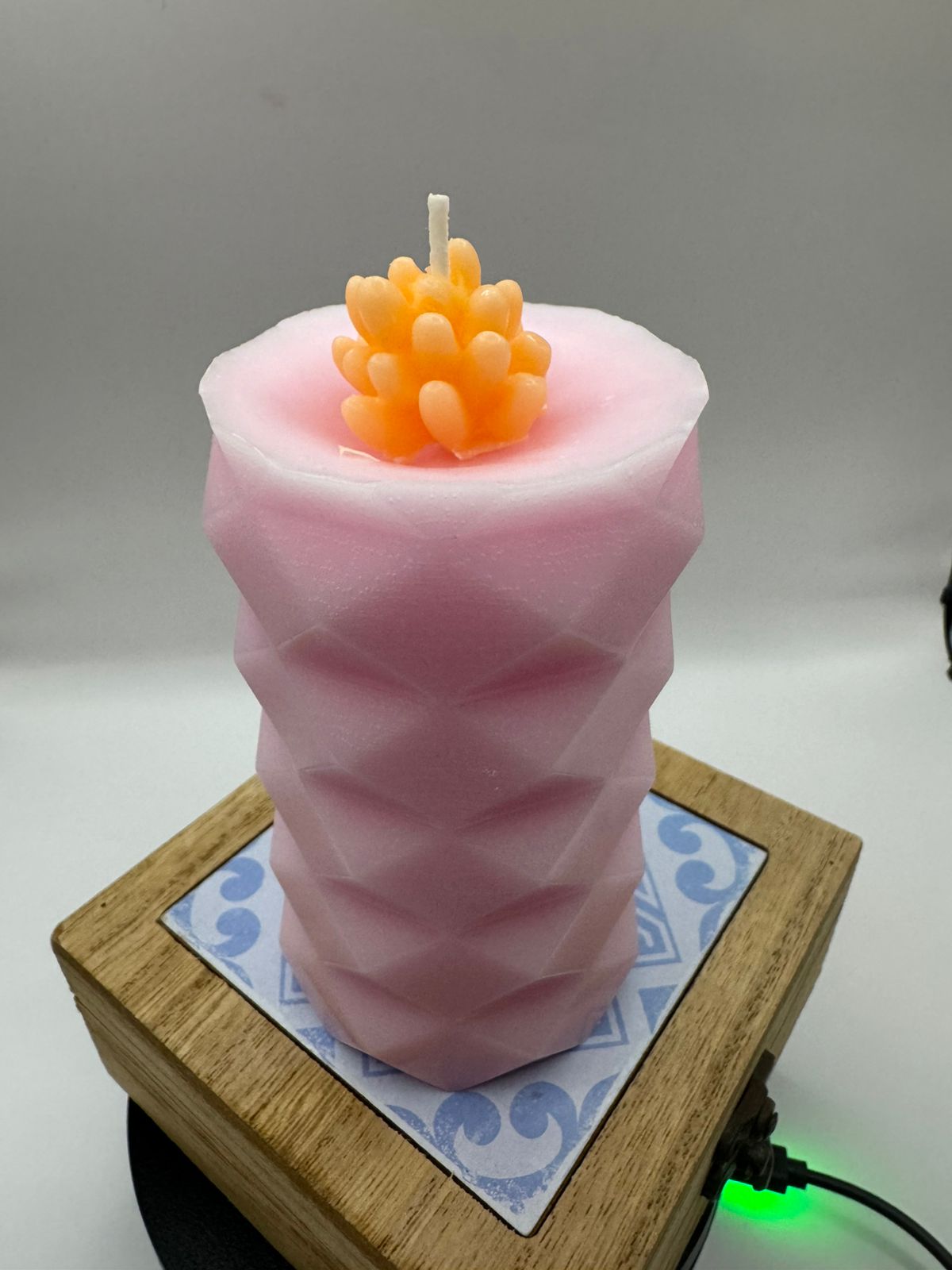 Scented pillar candles