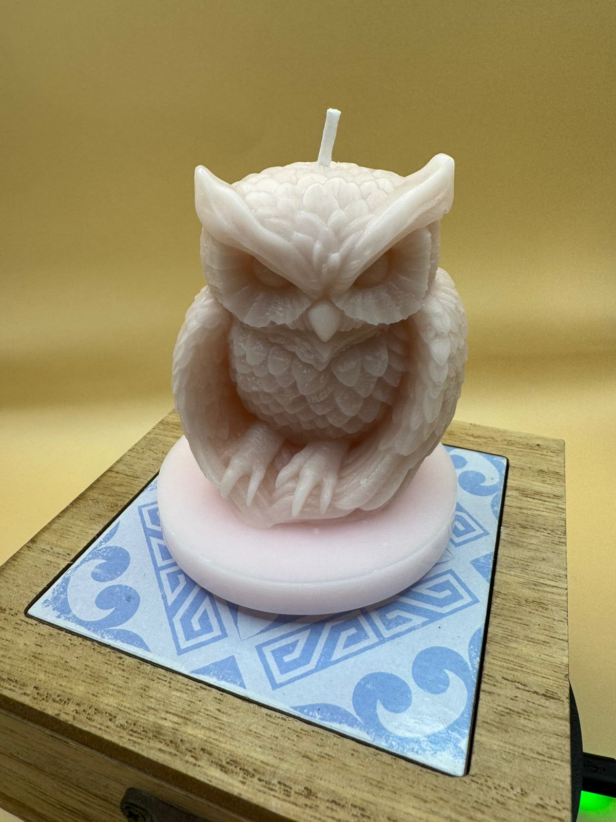 Owl Candle 1