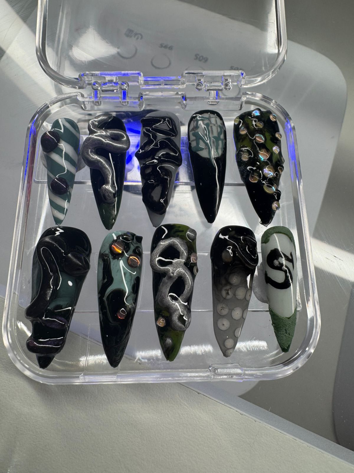 Custom crafted nail sets